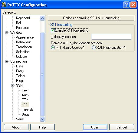 PuTTY Configuration